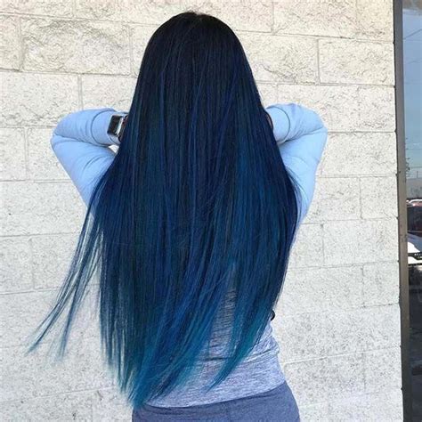 41 Bold And Beautiful Blue Ombre Hair Color Ideas Page 4