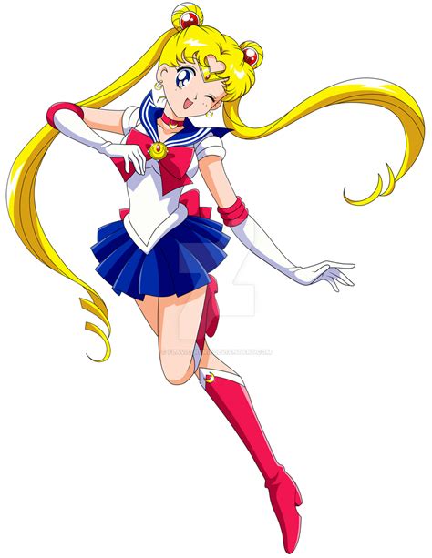 Super Sailor Moon Vector By Flavio Ruru On Deviantart Sailor Moon