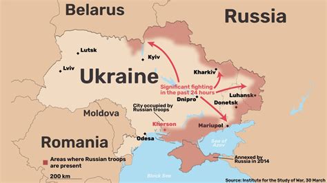 How Much Of Ukraine Does Russia Control Map Shows Where Putins Troops