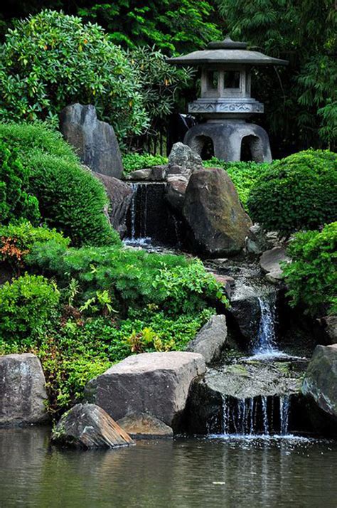 Beautiful Japanese Backyard Waterfalls
