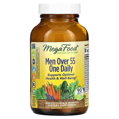 Megafood Men Over 55 One Daily 90 Tablets