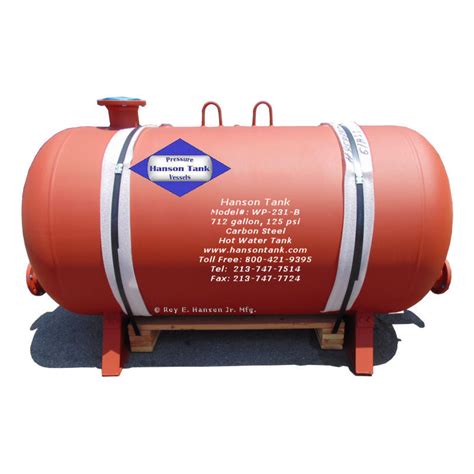 Wp231b 700 Gallon Glass Lined Hot Water Tank Asme Section Iv Hlw