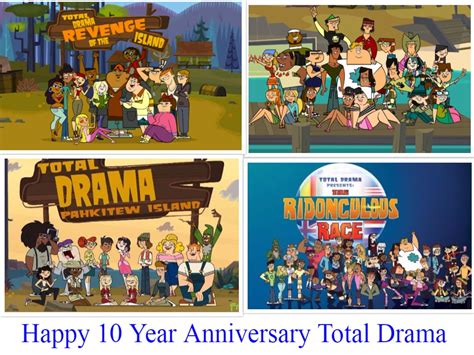 Total Drama 10th Anniversary Collage By Floresfire On Deviantart