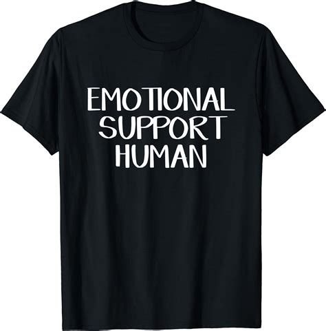 Emotional Support Human T Shirt Clothing Shoes And Jewelry