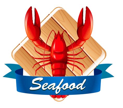 Lobster On Seafood Icon 299487 Vector Art At Vecteezy