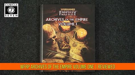 Warhammer Fantasy Roleplay Archives Of The Empire Volume One