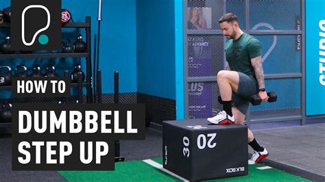How To Do A Dumbbell Step Up Youtube