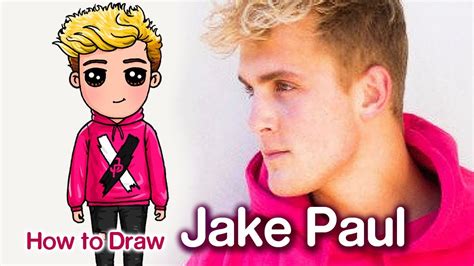 How To Draw Jake Paul Famous Youtuber
