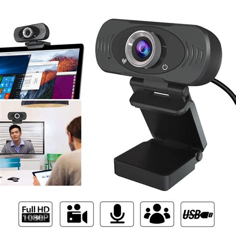 P Webcam Streaming Usb Computer Camera With Microphone Full Hd Widescreen Video Web