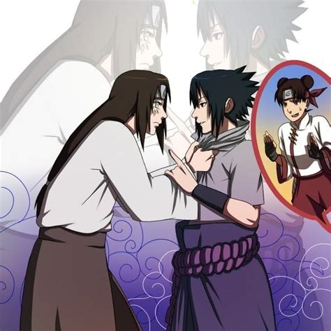Neji And Sasuke Fighting Over Tenten