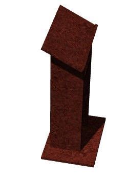 Wooden Simple Designed Podium 3d Model 3dm Fromat Thousands Of Free
