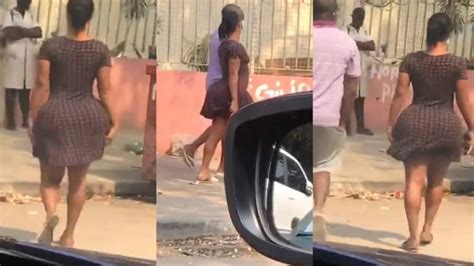 lady with unusual backside causes stir on social media video goes viral