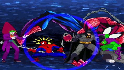 International Mugen Tournament Spiderman And Batman Vs The Joker
