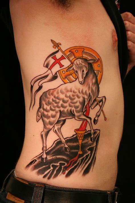 This is a large spiritual collage tattoo that is a combination of various religious symbols and sanskrit fonts. sacrifice | Animal tattoo, Tattoos, Skull tattoo