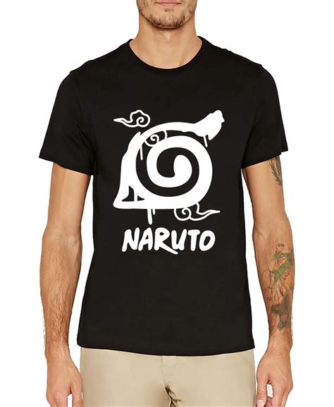2017 Funny Anime Uzumaki Naruto T Shirts Konoha New Arrival Printed