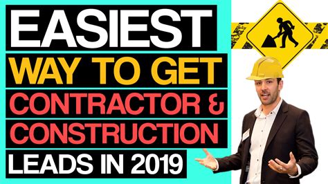 How To Get Easy Qualified Contractor And Construction Leads Construction