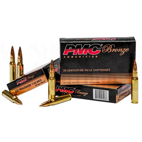 Pmc 308 Win 147gr Fmj Bt 20 Rounds Broncos Outdoors