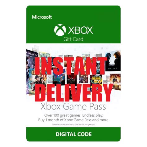Xbox Game Pass 1 Month Xbox One Key Global Xbox T Card T