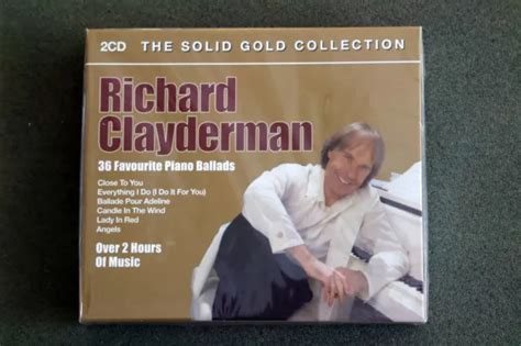New Richard Clayderman The Solid Gold Collection 2cd Set Holiday T