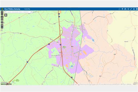 City Of Walton Kentucky Standard Map