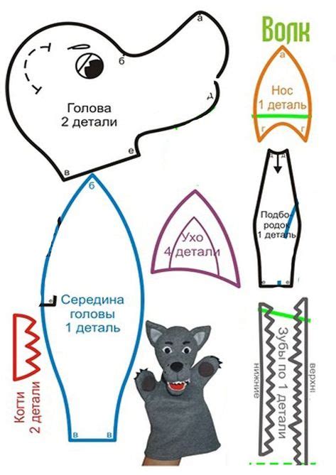 7 Ideas De Titere De Lobo Titeres De Tela Titeres De Mano Titeres Y