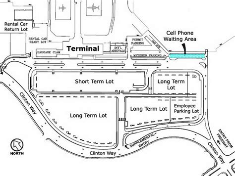 Airport Parking Map Fresno Airport Parking