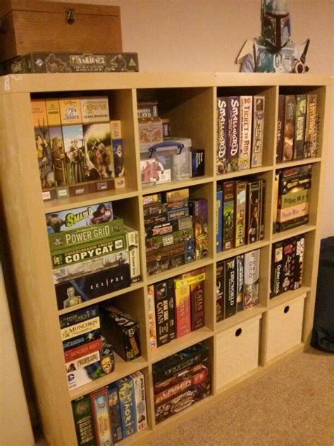 Board Game Shelves Storage Boardgame Games Tidy Ikea