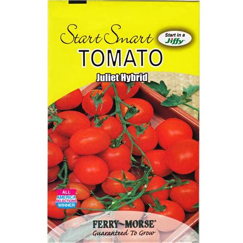 Roots will form all along the stem, resulting in a stronger plant. Start Smart Tomato Juliet Hybrid Seed-8673 - The Home Depot