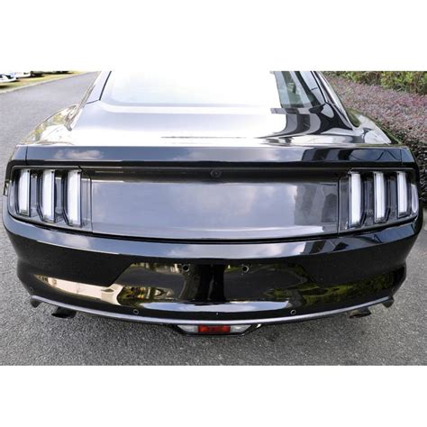 2015 17 Mustang Rear Deck Lid Panel Emblem Delete Carbon Fiber Look