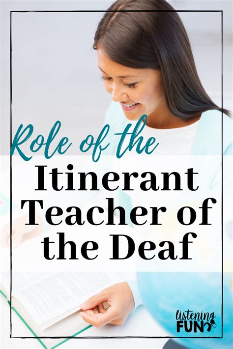 Role Of The Itinerant Teacher Of The Deaf — Listening Fun