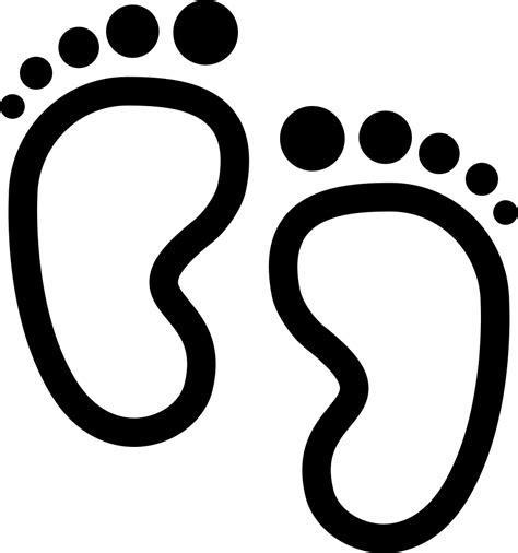 Baby Footprints Svg Png Icon Free Download 35425 Onlinewebfontscom