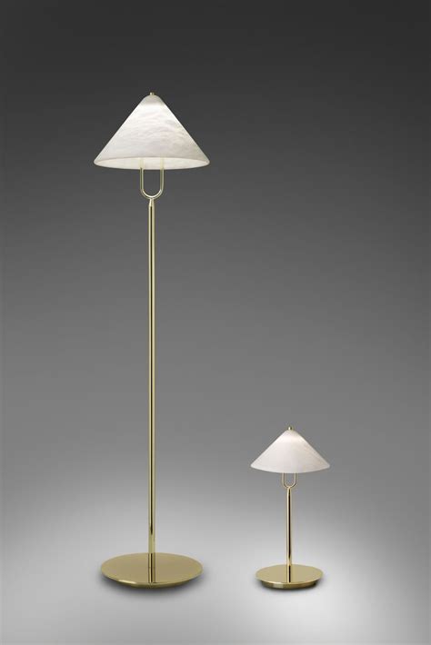 Fuji Contemporary Style Led Direct Indirect Light Alabaster Bedside Lamp With Fixed Arm By Alma