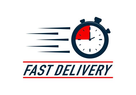 Timer Fast Delivery Logo Graphic By DEEMKA STUDIO Creative Fabrica