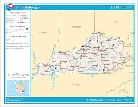 United States Geography For Kids Kentucky