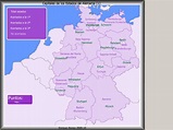 Mapa interactivo de Alemania Capitales de Estado de Alemania. ¿Dónde ...