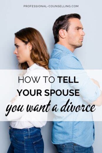 How To Tell Your Spouse You Want A Divorce In 5 Steps