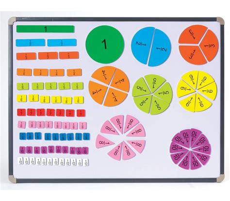 Magnetic Fraction Tiles Learning Tree Educational Store Inc
