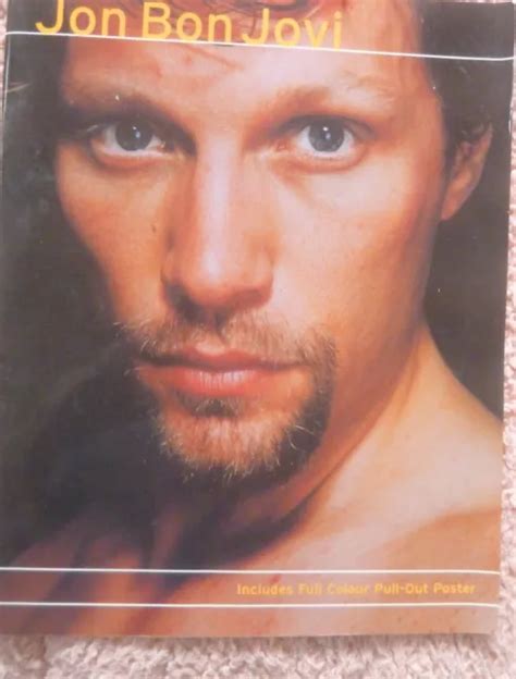 Jon Bon Jovi Photo Book Uk Publication 1990s Eur 4325 Picclick Fr