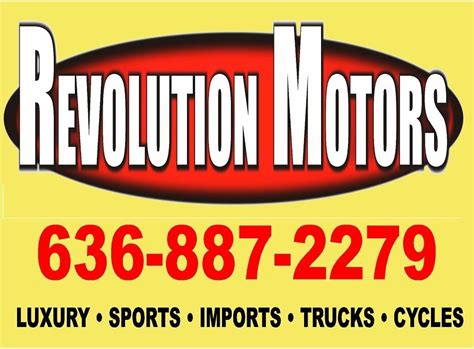 Revolution Motors Llc Car Dealer In Wentzville Mo