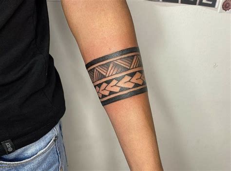 Details About Tribal Forearm Band Tattoo Unmissable In Daotaonec