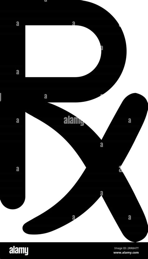 Medical Symbol Rx Prescription Signage Physician Doctor Required