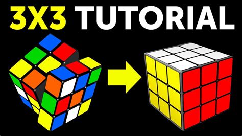 How To Solve A 3x3 Rubiks Cube Fast Tutorial For Beginners Youtube