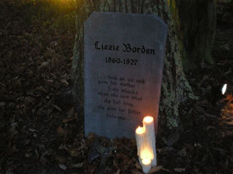 Night Lizzie Borden Tombstone Home Made The Epitaph I Flickr