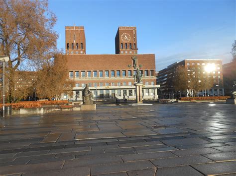 Oslo City Hall City Hall Oslo Norway Mansions House Styles Picture
