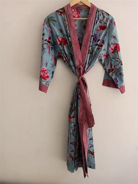 Express Delivery Baumwoll Kimono Roben Weiche Und Bequeme Etsy De