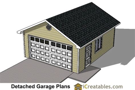 The Detached Garage Plans Are Available For Free