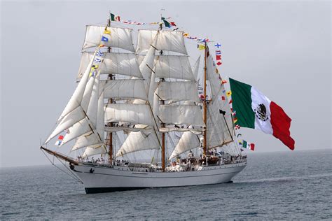 Young Officers Join Mexican Navy Sail Training Ship