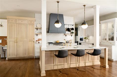 The Heights Road Open Concept Kitchen Z Interiors White Oak