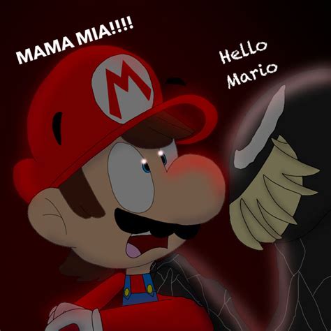 Mario Meets Venom Reupload By Bluemario11 On Deviantart