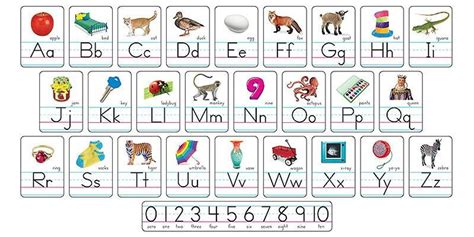 Photo Alphabet Card Classroom Display Board Set Sticker Stocker